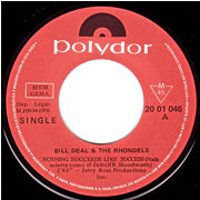 [EP] BILL DEAL & THE RHONDELS / Nothing Succeeds Like Success / Swinging Tight